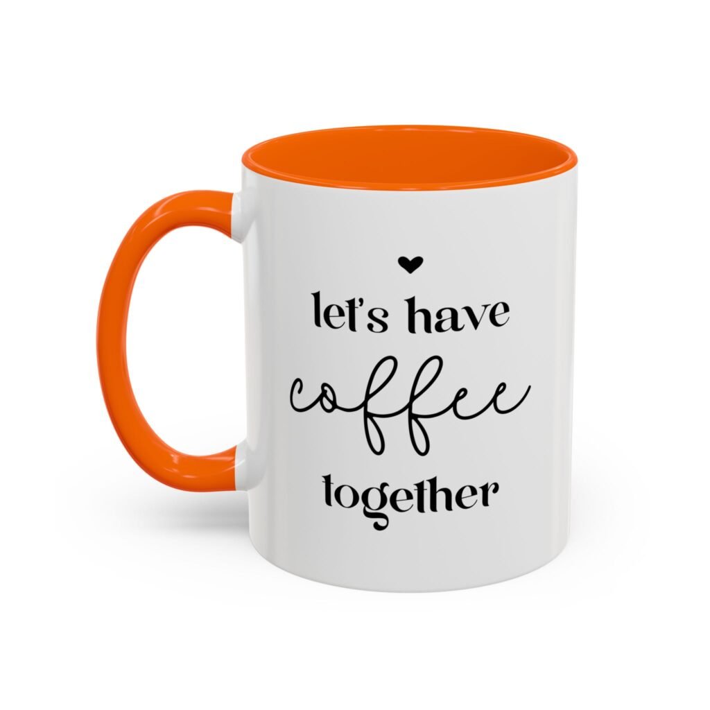 I Love Coffee Typography Ceramic Mug