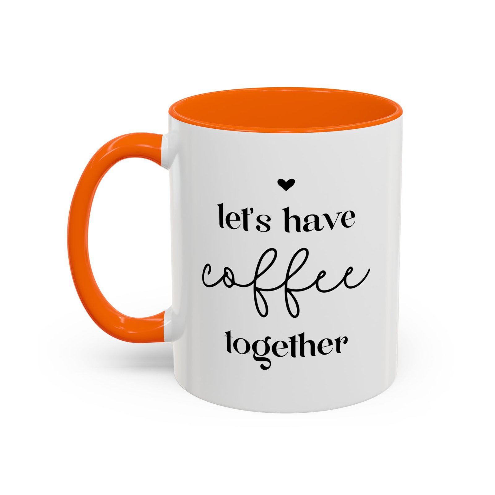 I Love Coffee Typography Ceramic Mug