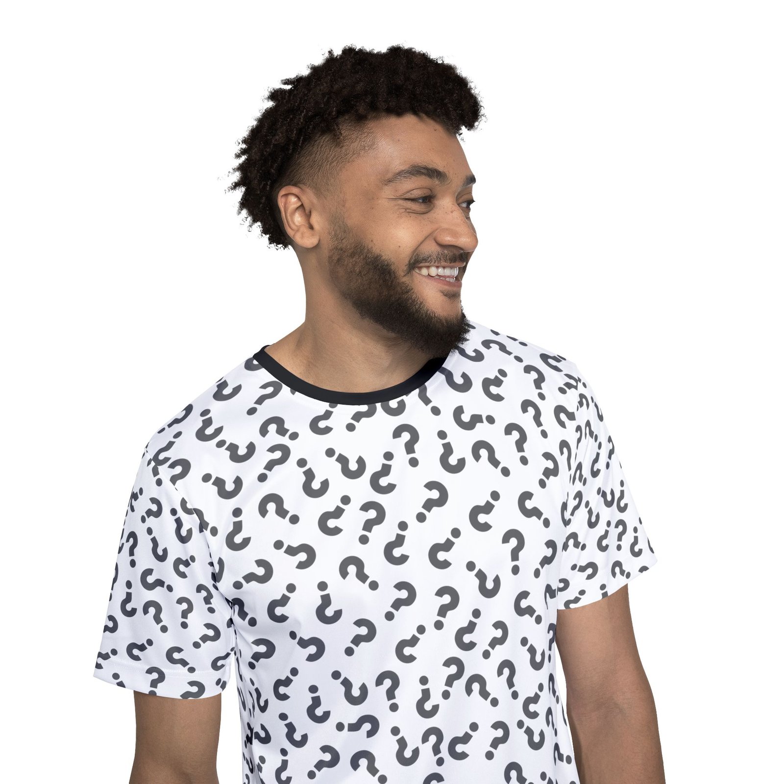 Question Mark All-Over Print Moisture-Wicking Performance Jersey