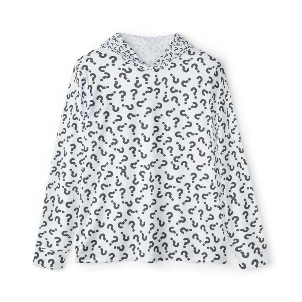 Question Mark All-Over Print UPF 50+ Adventure Hoodie