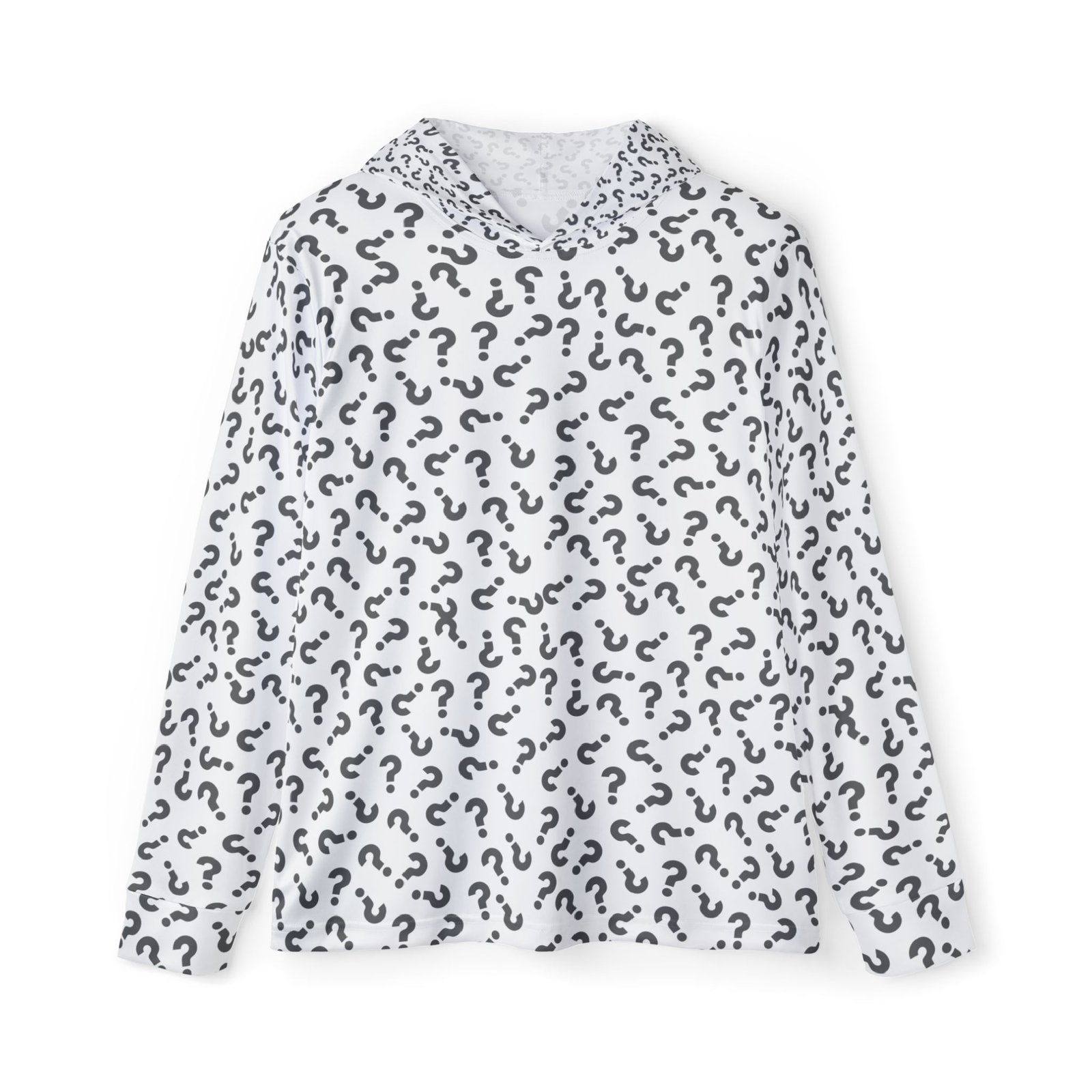 Question Mark All-Over Print UPF 50+ Adventure Hoodie