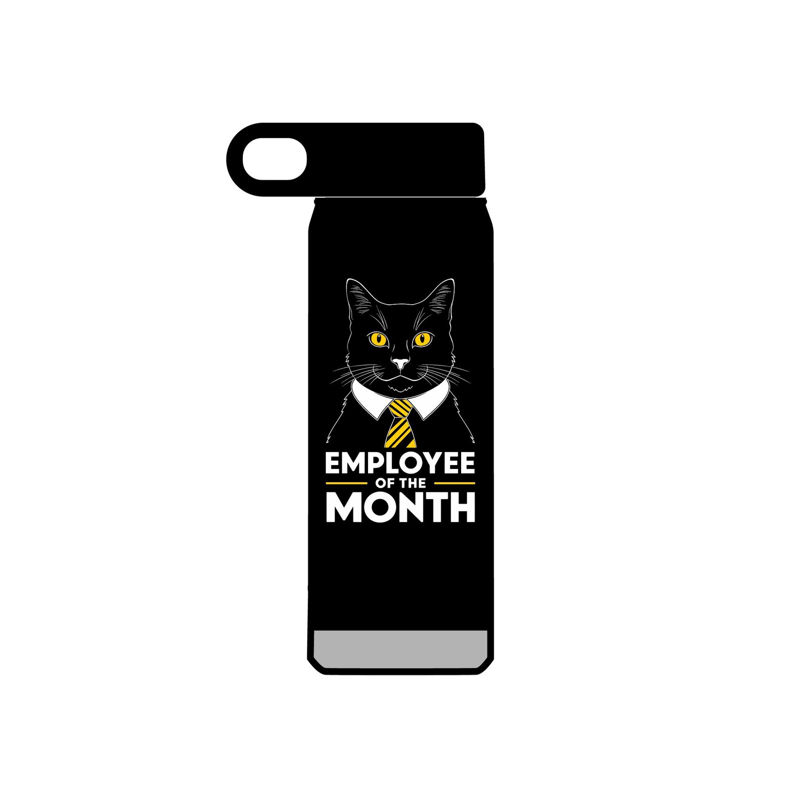 Employee of the Month Cat Polar Camel Stainless Steel Water Bottle